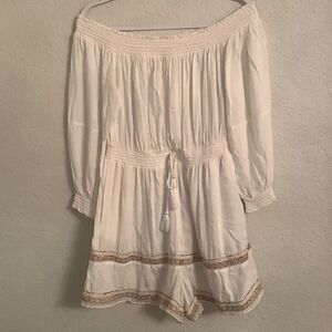 Superdry Viscose Embroidered Romper Size 8